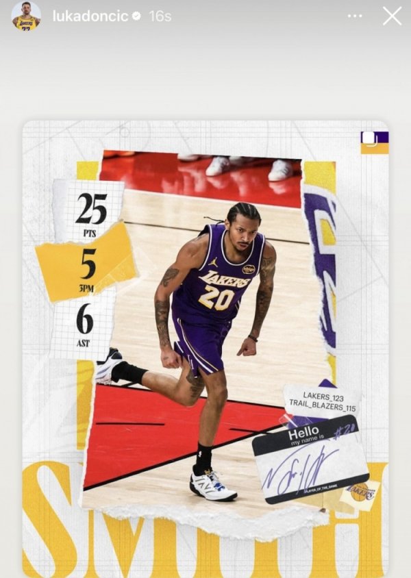 Giữ an toàn, đội! Doncic cập nhật mạng xã hội tiết lộ thống kê nổi bật của Nick Smith hôm nay